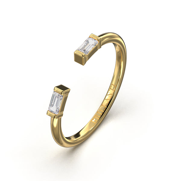 Offener Ring in Gold