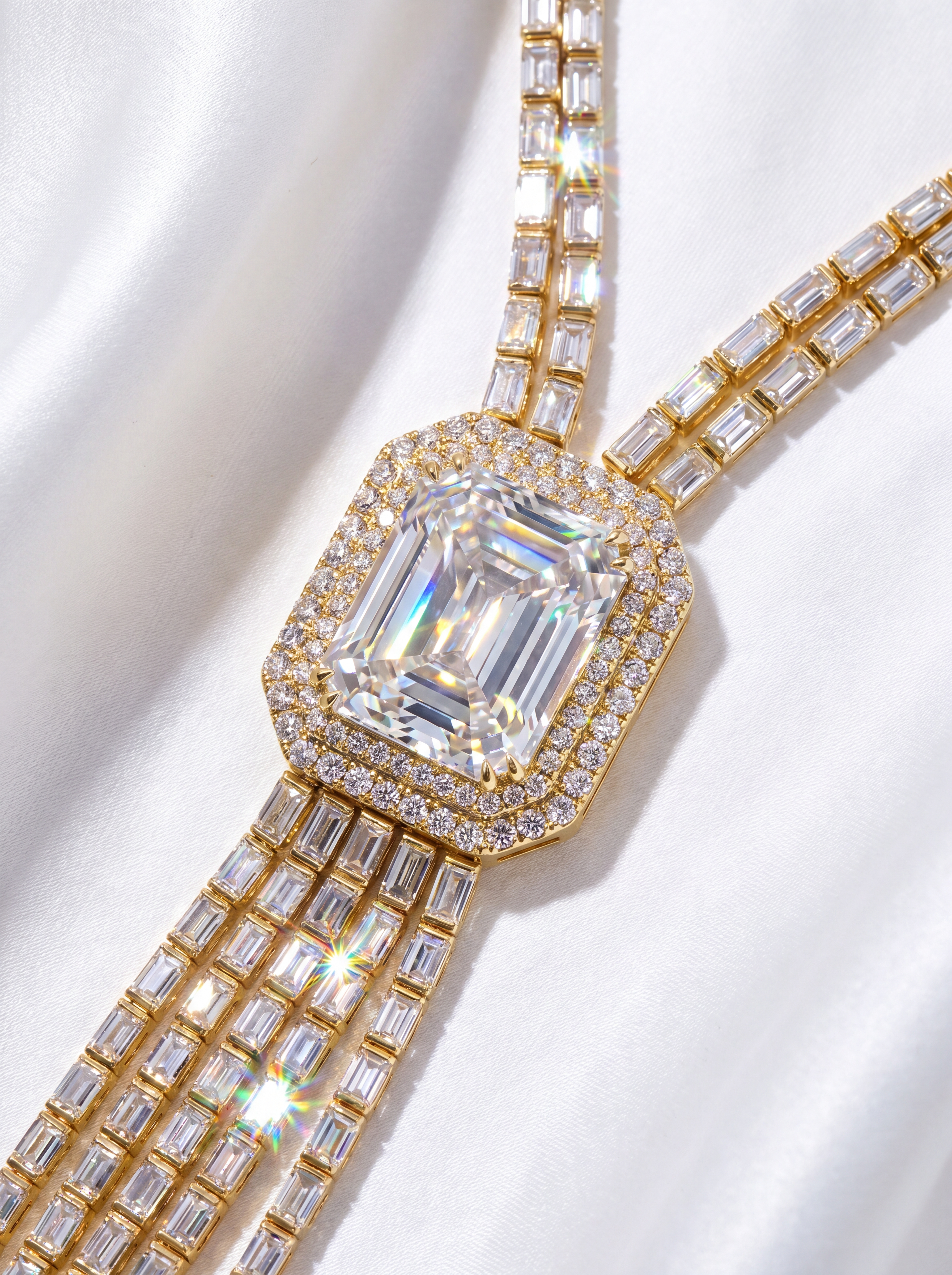 Diamond Statement Necklace High Jewelry